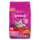 Ração Whiskas Gatos Adultos Carne 900 g