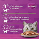 Ração Úmida Whiskas Sachê Carne ao Molho Gatos Adultos 85g