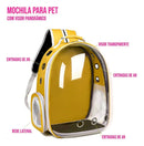 Mochila Pet Visão Panorâmica Pulo du Gato