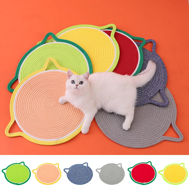 HOOPET Cat Sleeping Mat Summer Dog Mattress Functional Pet Food Bowl Mat Cool Cozy Cat Bed - Pulo Du Gato