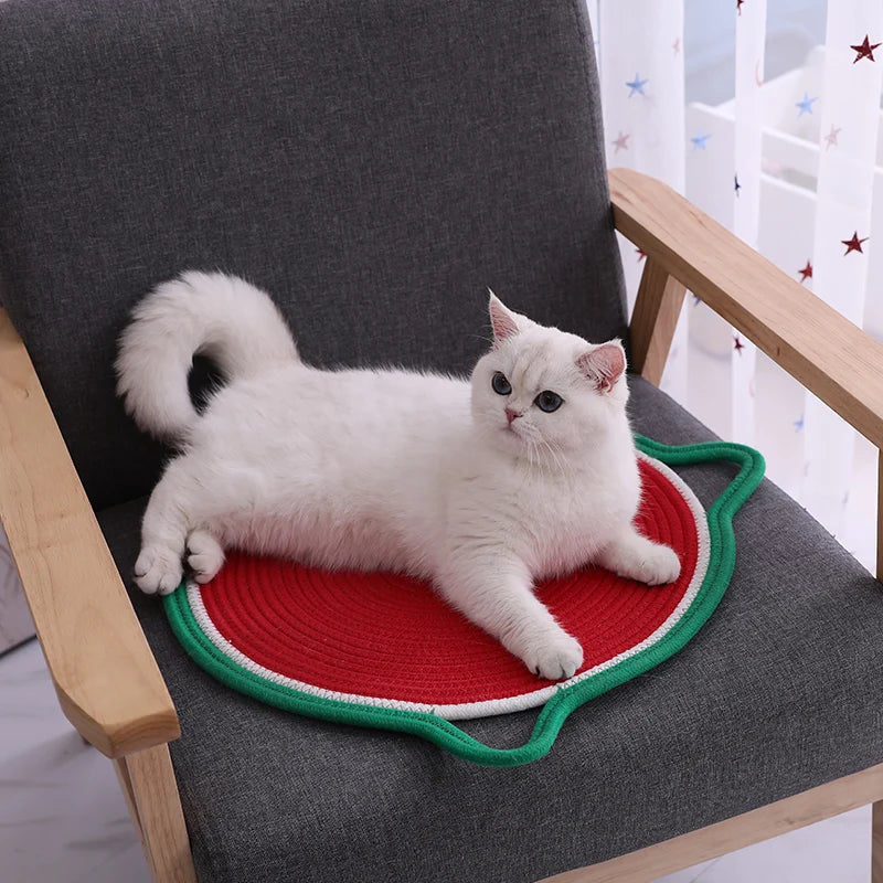 HOOPET Cat Sleeping Mat Summer Dog Mattress Functional Pet Food Bowl Mat Cool Cozy Cat Bed - Pulo Du Gato