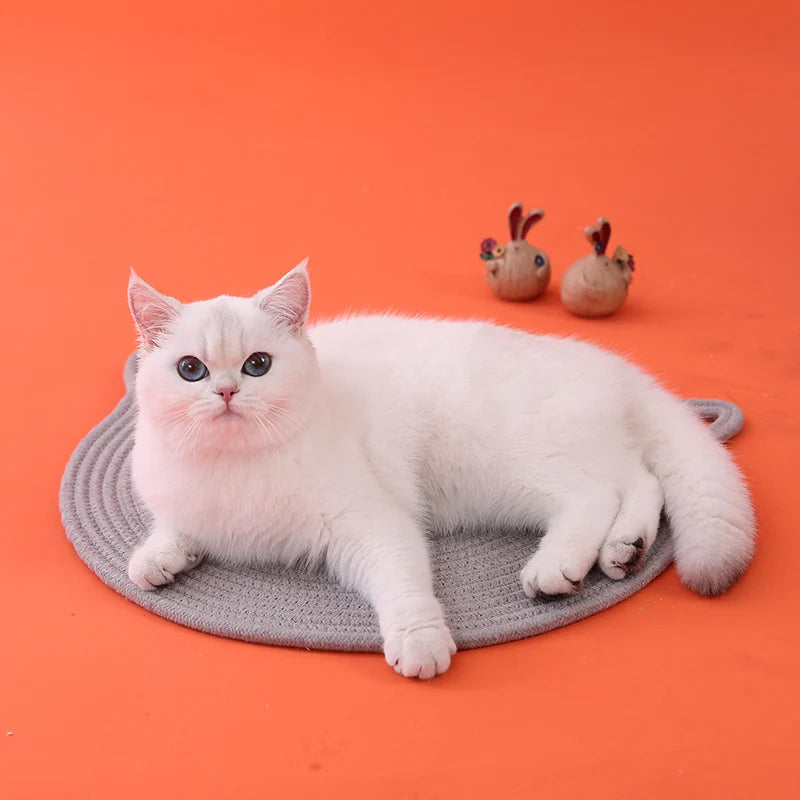 HOOPET Cat Sleeping Mat Summer Dog Mattress Functional Pet Food Bowl Mat Cool Cozy Cat Bed - Pulo Du Gato