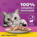 Ração Úmida Whiskas Sachê Frango ao Molho Gatos Adultos 85g