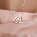 Colar de Aço Inoxidável com Design Animal - Pulo Du Gato