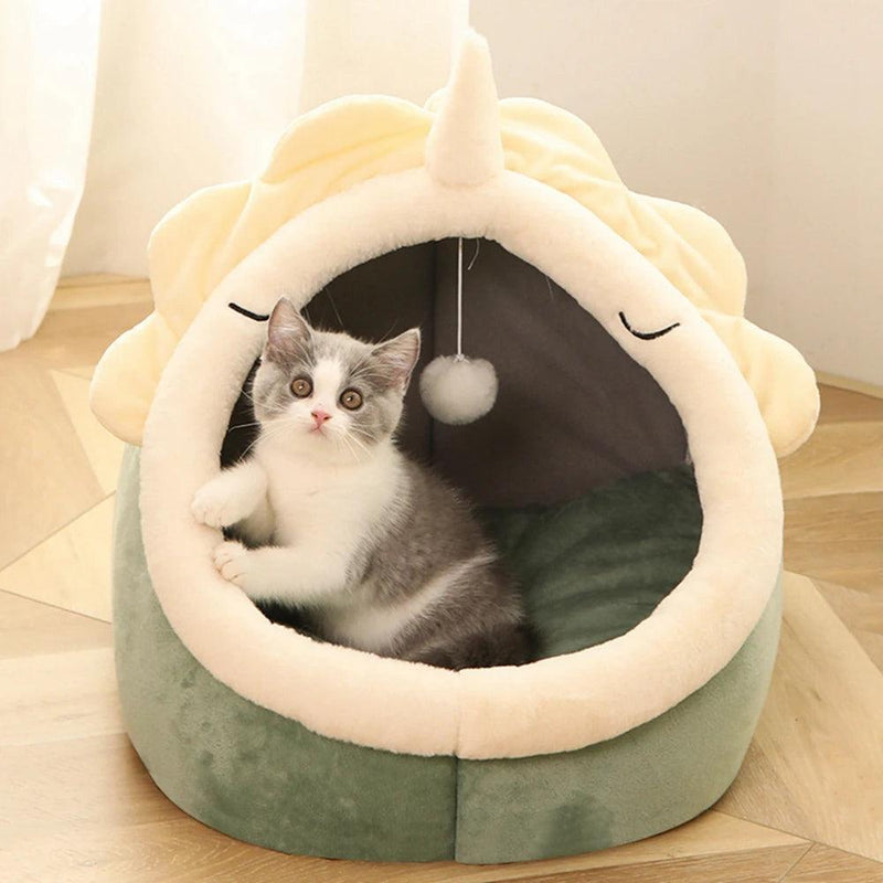 Cama Caverna de Dormir para Gato Aconchegante Moderna - Pulo Du Gato