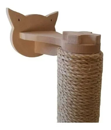 Arranhador de Parede Vertical para Gatos em MDF Pulo Du Gato