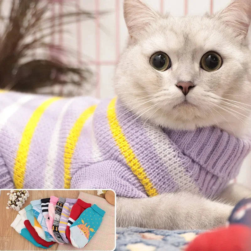 Colete de Inverno Fashion para Gatos - Pulo Du Gato