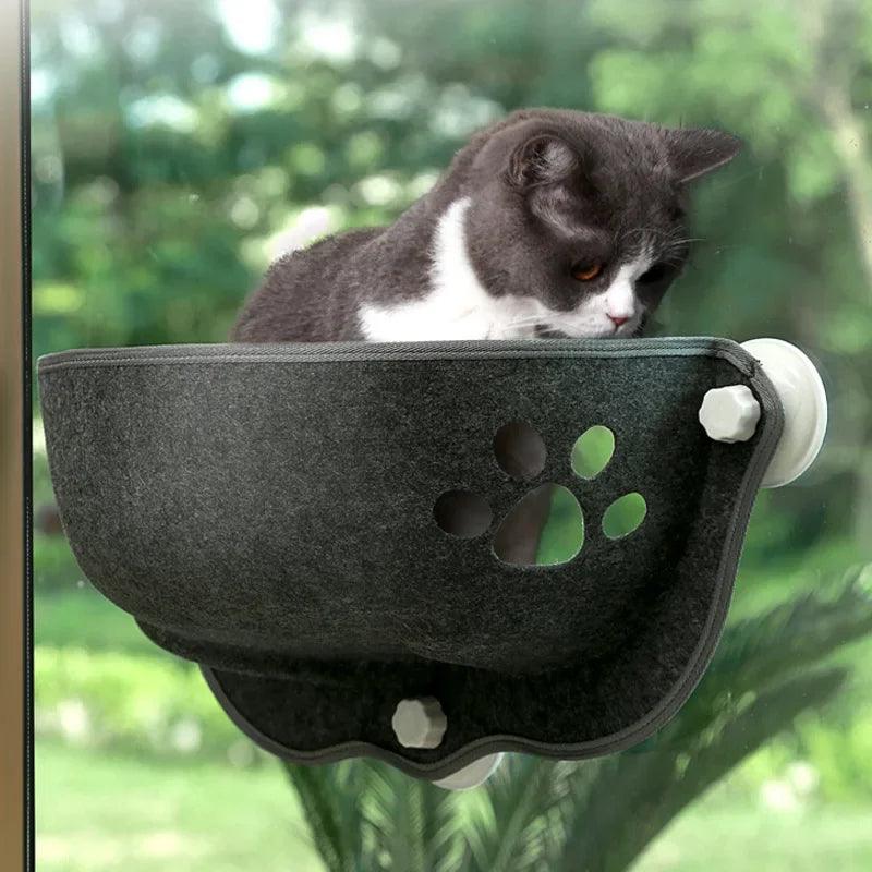 Cama Suspensa de Janela para Gato com Almofada - Pulo Du Gato