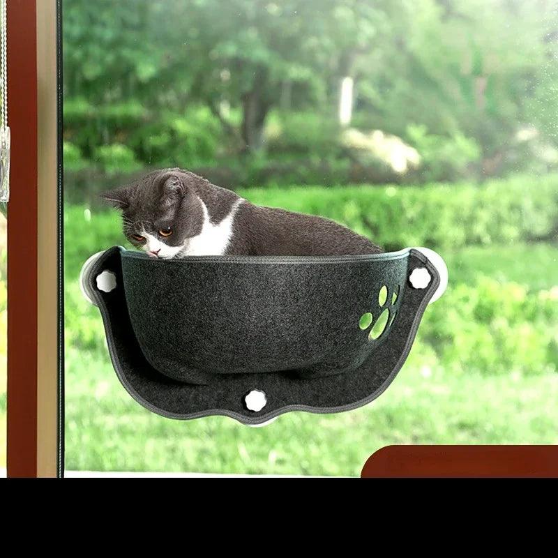 Cama Suspensa de Janela para Gato com Almofada - Pulo Du Gato