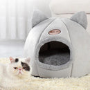 Cama Design de Gato Quente Pelúcia Macia para Gatos - Pulo Du Gato