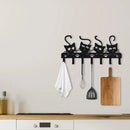 Suporte para Pendurar Utensílios no Formato de Gatinho - Pulo Du Gato