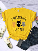 Camiseta Feminina Casual de Gatinho - Pulo Du Gato