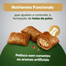 Petisco Optimum Gatos Adultos Anti Bola de Pelo Carne e Linhaça 80 g