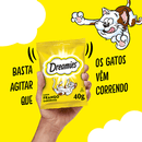 Petisco Dreamies Frango para Gatos Adultos 40 g
